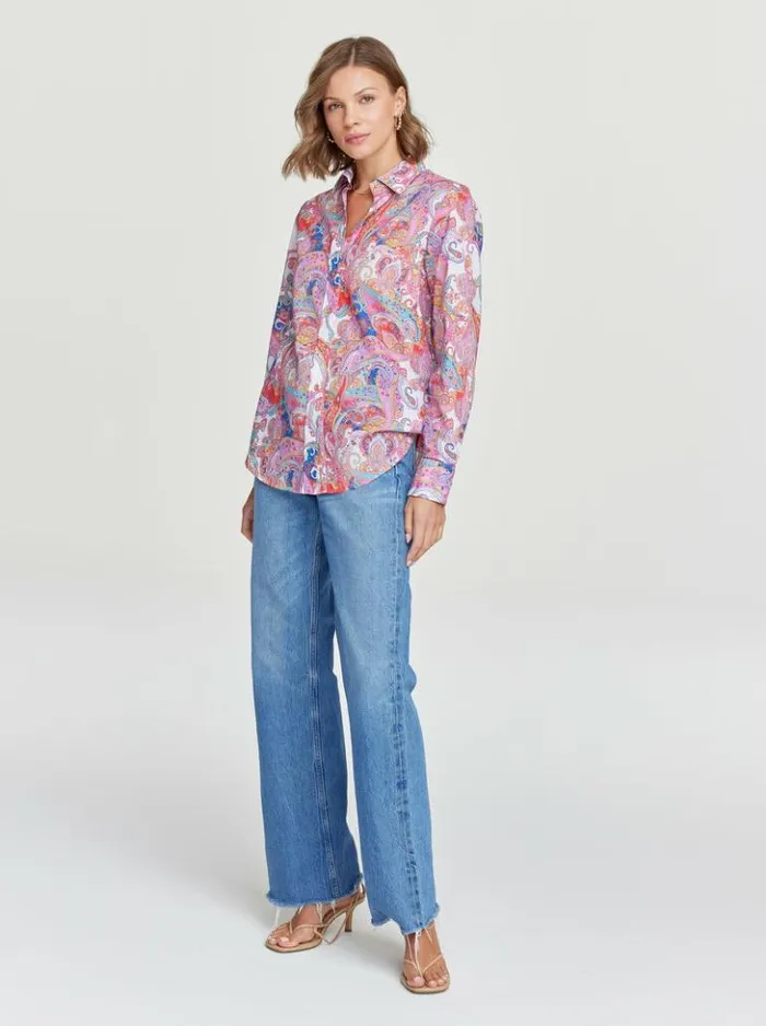 Women Robert Graham Tops Carrie Shirt Multi