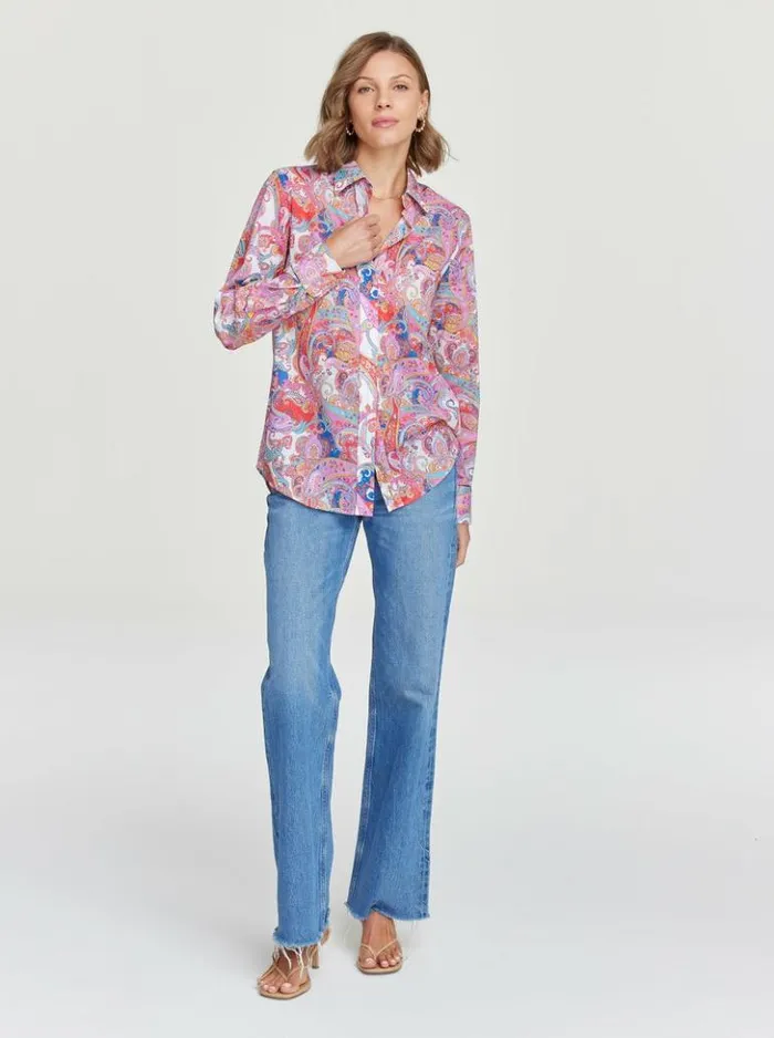 Women Robert Graham Tops Carrie Shirt Multi