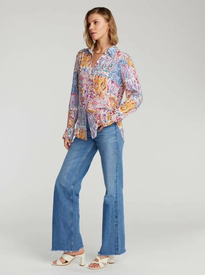 Women Robert Graham Tops Gabriela Shirt Multi