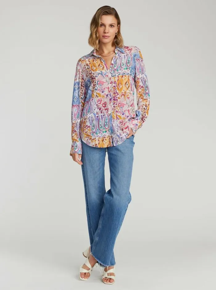 Women Robert Graham Tops Gabriela Shirt Multi