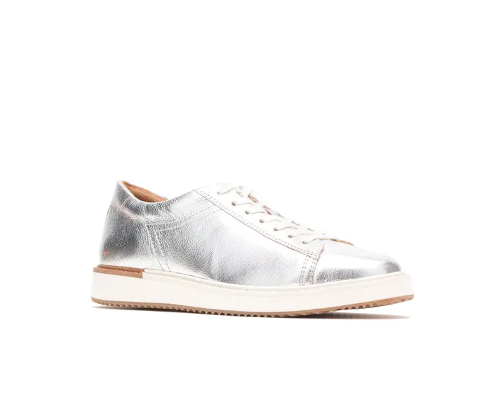 Women Sabine Sneaker Silver Metallic Leather Sneakers Hush Puppies Women Sabine Sneaker Silver Metallic Leather Sneakers Hush Puppies