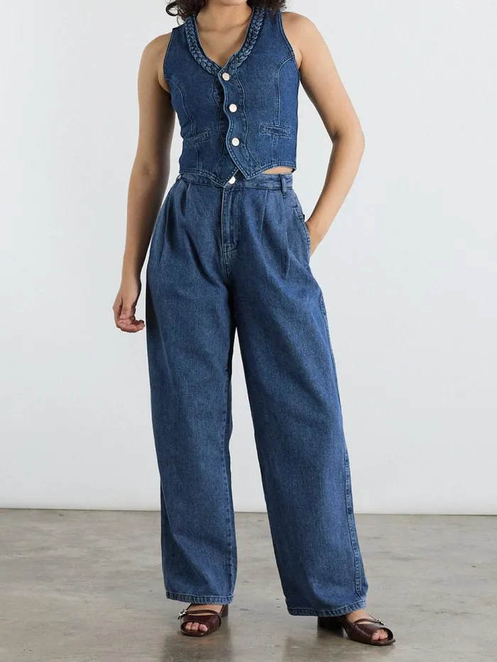Women Sailor Jeans Vintage Wash Lisa Says Gah Denim