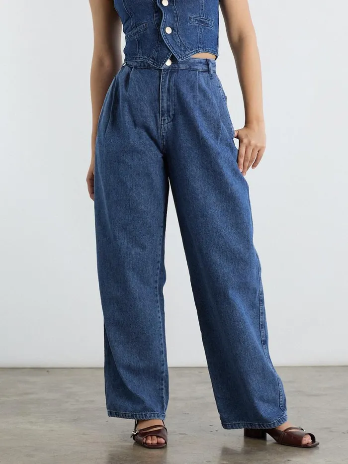Women Sailor Jeans Vintage Wash Lisa Says Gah Denim