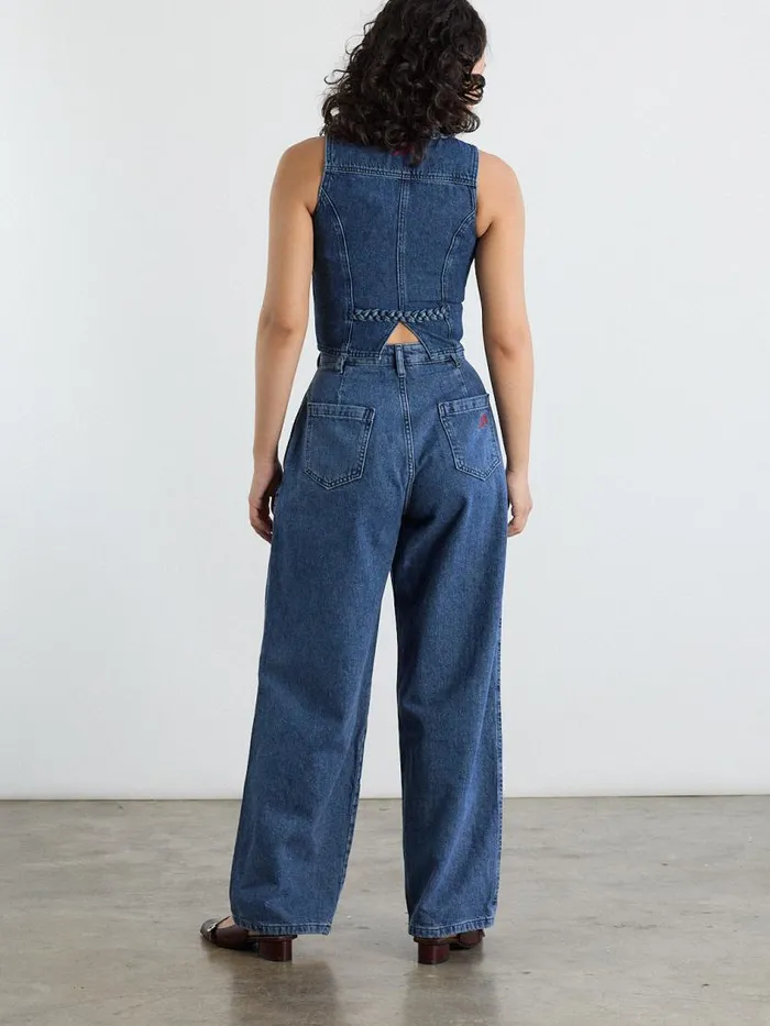 Women Sailor Jeans Vintage Wash Lisa Says Gah Denim