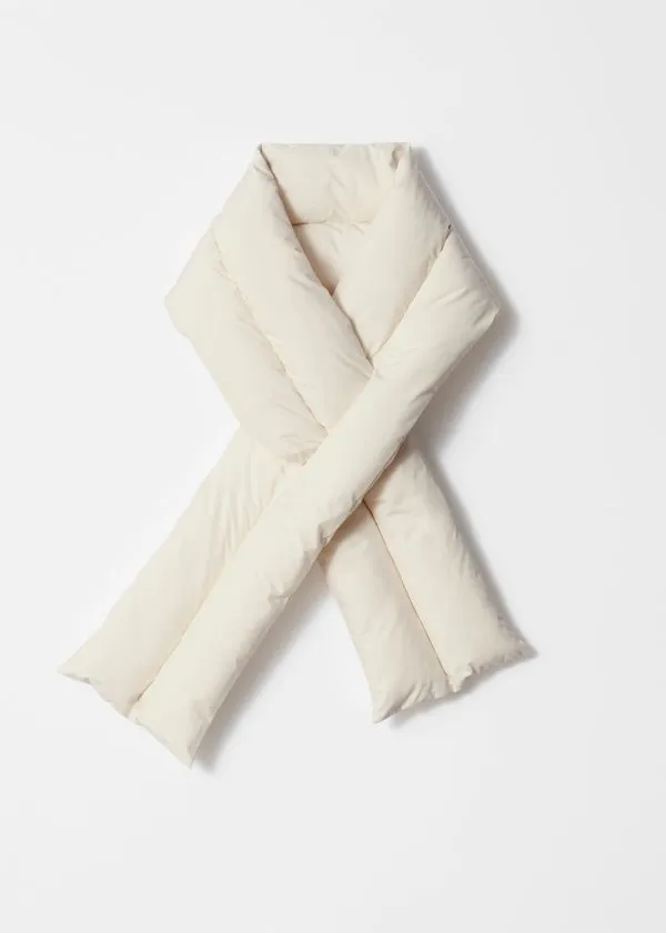 Women Scarves and Other Stories Padded Scarf Cream