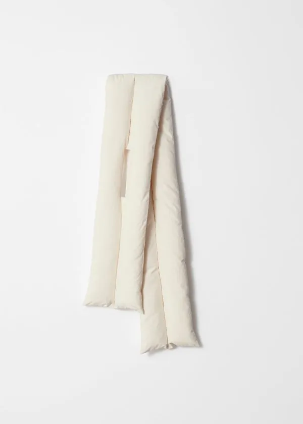 Women Scarves and Other Stories Padded Scarf Cream Women Scarves and Other Stories Padded Scarf Cream