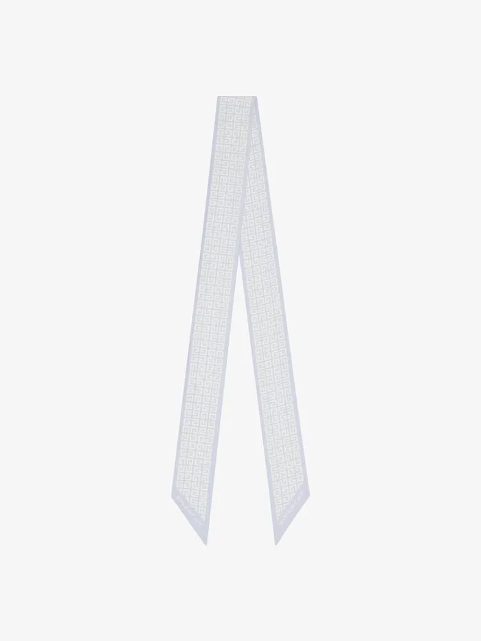 Women Scarves Givenchy 4G Bandeau In Silk Lavender
