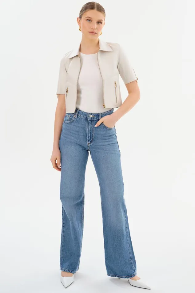 Women SEVANA Reversible Leather Jacket Winter Whitegold LAMARQUE Short Sleeve Jackets Women SEVANA Reversible Leather Jacket Winter Whitegold LAMARQUE Short Sleeve Jackets