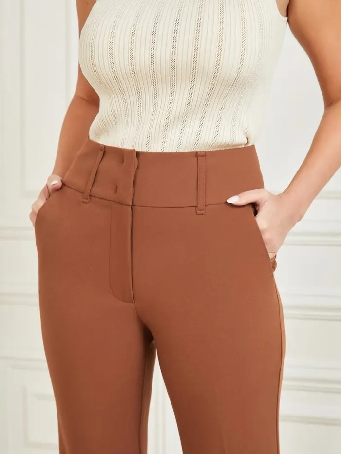 Women Shelly Pant Brown Beauty Bottoms GUESS Women Shelly Pant Brown Beauty Bottoms GUESS