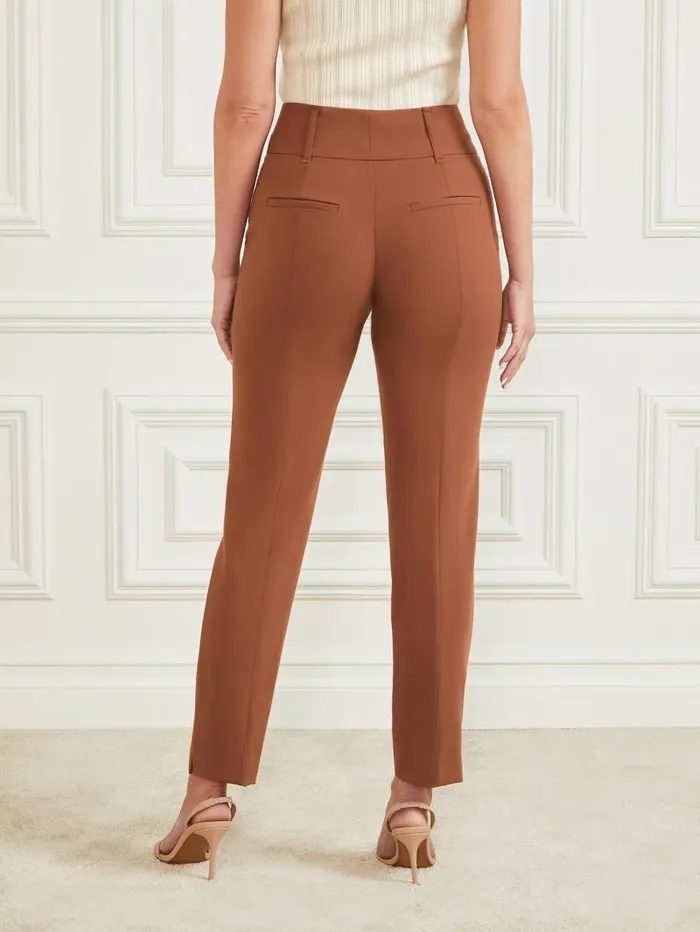 Women Shelly Pant Brown Beauty Bottoms GUESS Women Shelly Pant Brown Beauty Bottoms GUESS