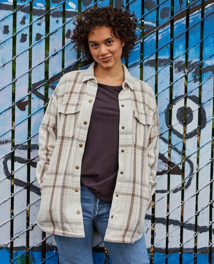 Women Shirts and Tops Toad and Co Conifer Shirt Jacket Oatmeal