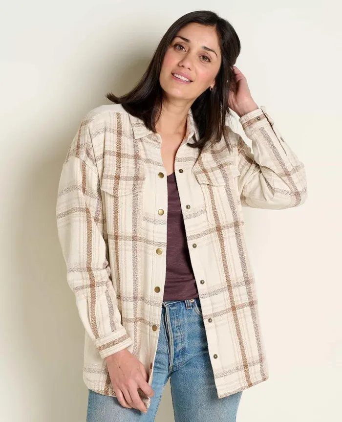 Women Shirts and Tops Toad and Co Conifer Shirt Jacket Oatmeal