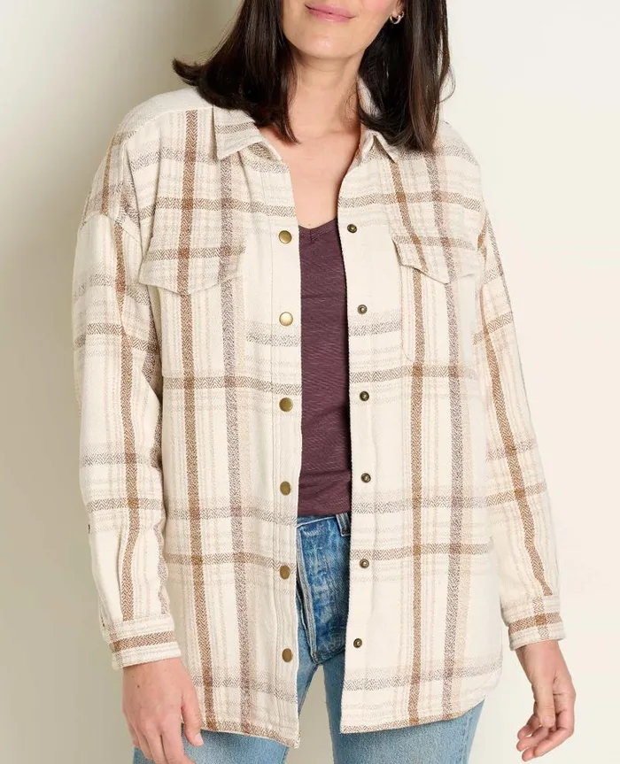 Women Shirts and Tops Toad and Co Conifer Shirt Jacket Oatmeal
