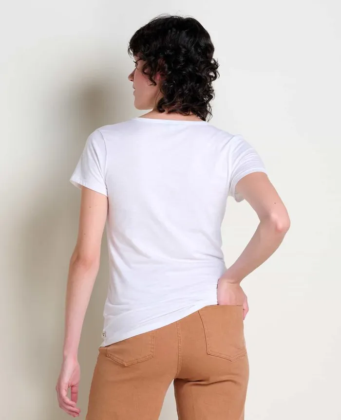 Women Shirts and Tops Toad and Co Marley II Short Sleeve Tee White