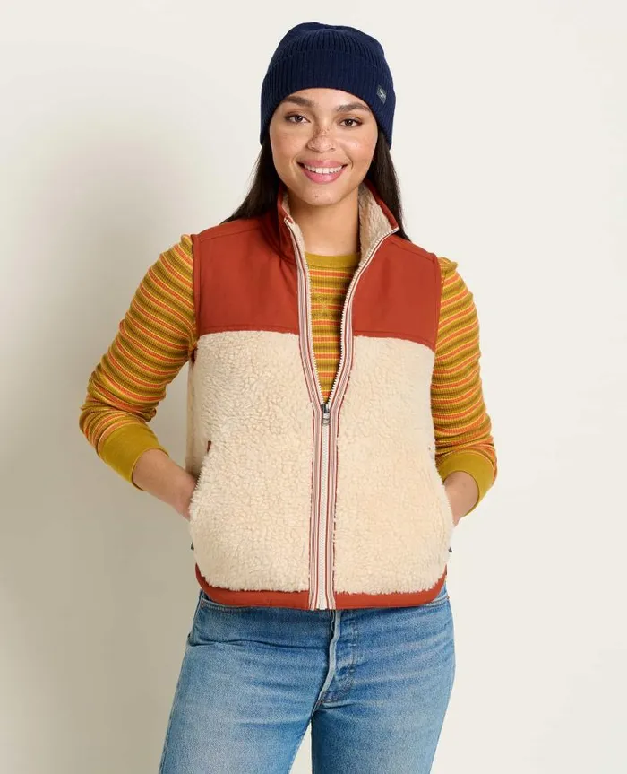 Women Shirts and Tops Toad and Co Sespe Sherpa Vest Barley