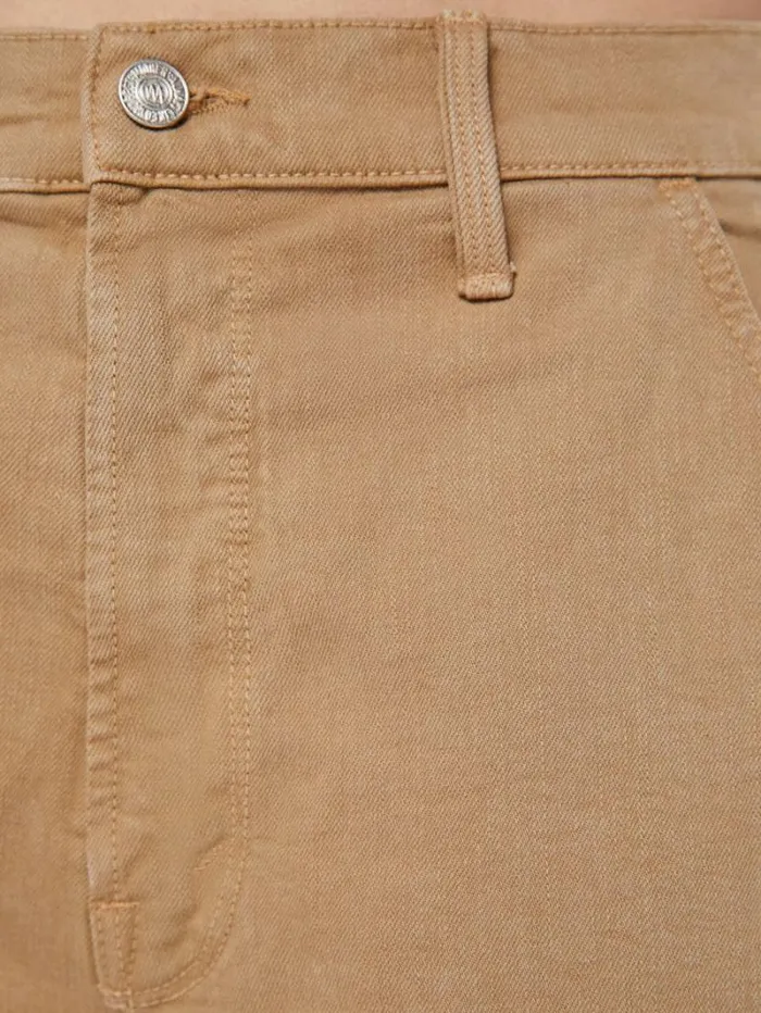 Women Shorts Mother Denim The Bee039s Knees Short Fray Wash Dark Khaki Women Shorts Mother Denim The Bee039s Knees Short Fray Wash Dark Khaki