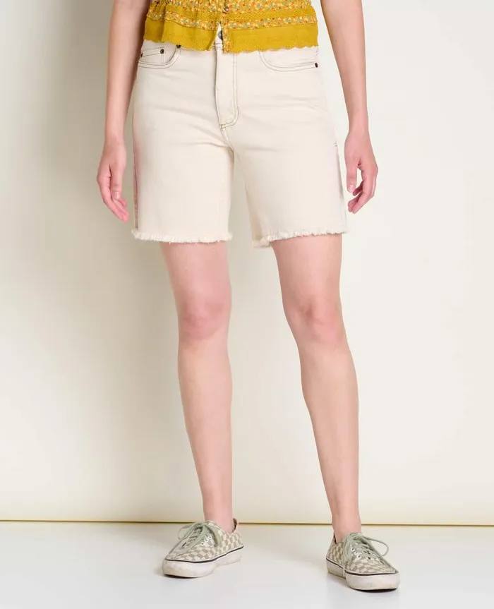 Women Shorts Toad and Co Balsam Seeded Cutoff Short Natural Ii