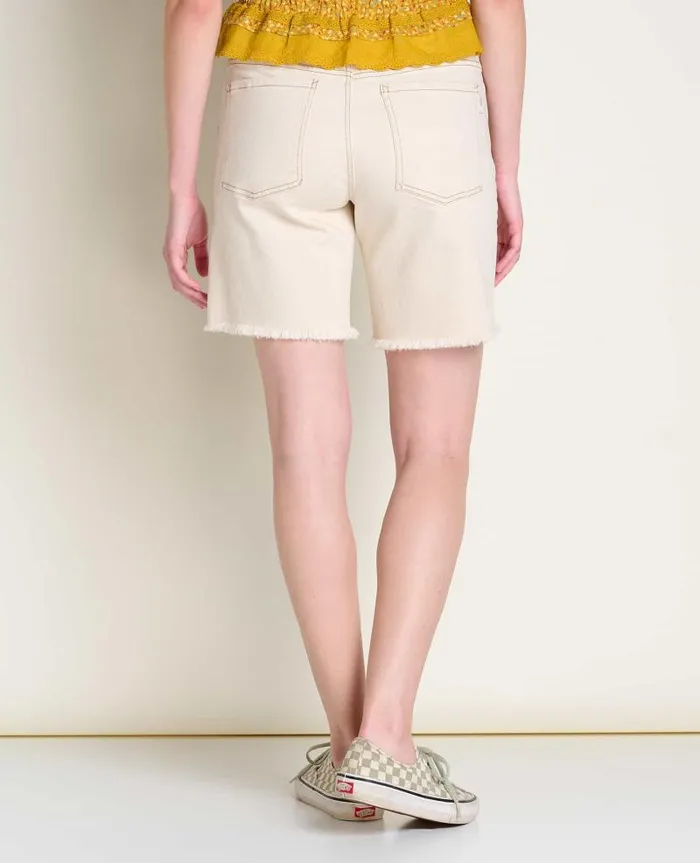 Women Shorts Toad and Co Balsam Seeded Cutoff Short Natural Ii