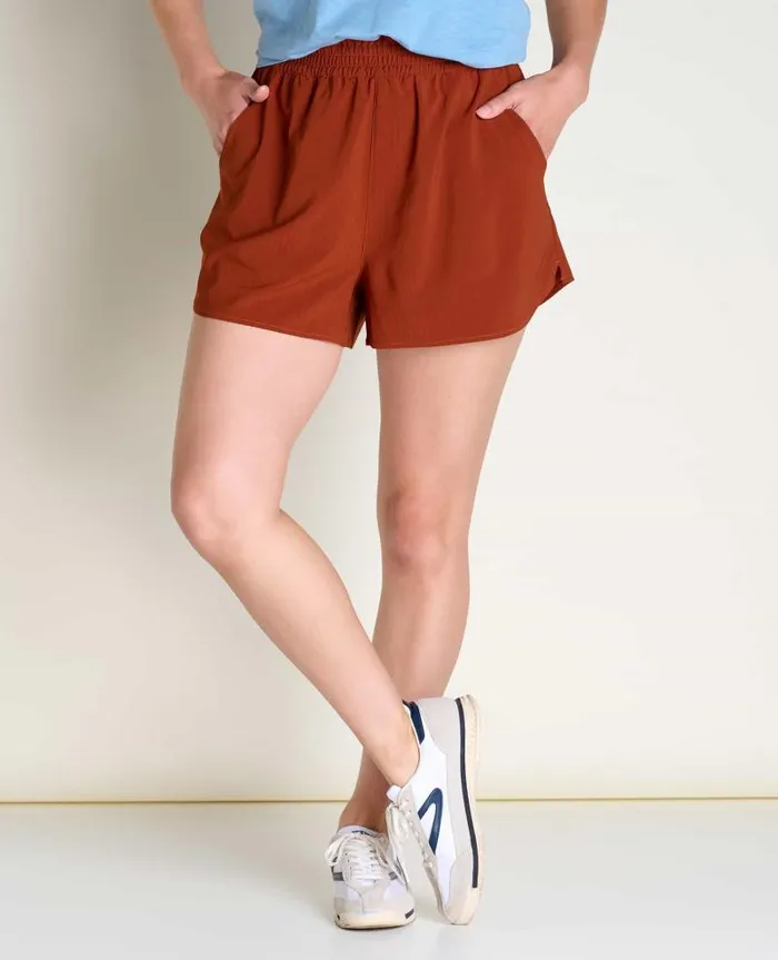 Women Shorts Toad and Co Sunkissed PullOn Short II Cinnamon Texture