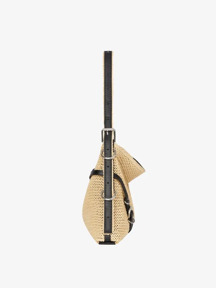 Women Shoulder Bags Givenchy Medium Voyou Bag In Raffia Natural Women Shoulder Bags Givenchy Medium Voyou Bag In Raffia Natural