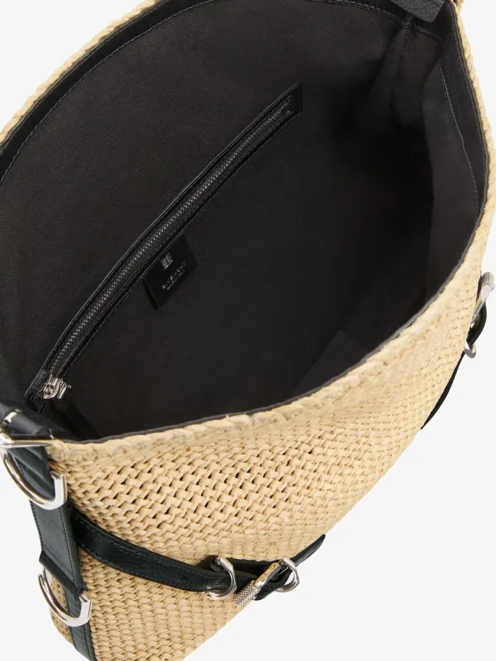 Women Shoulder Bags Givenchy Medium Voyou Bag In Raffia Natural Women Shoulder Bags Givenchy Medium Voyou Bag In Raffia Natural