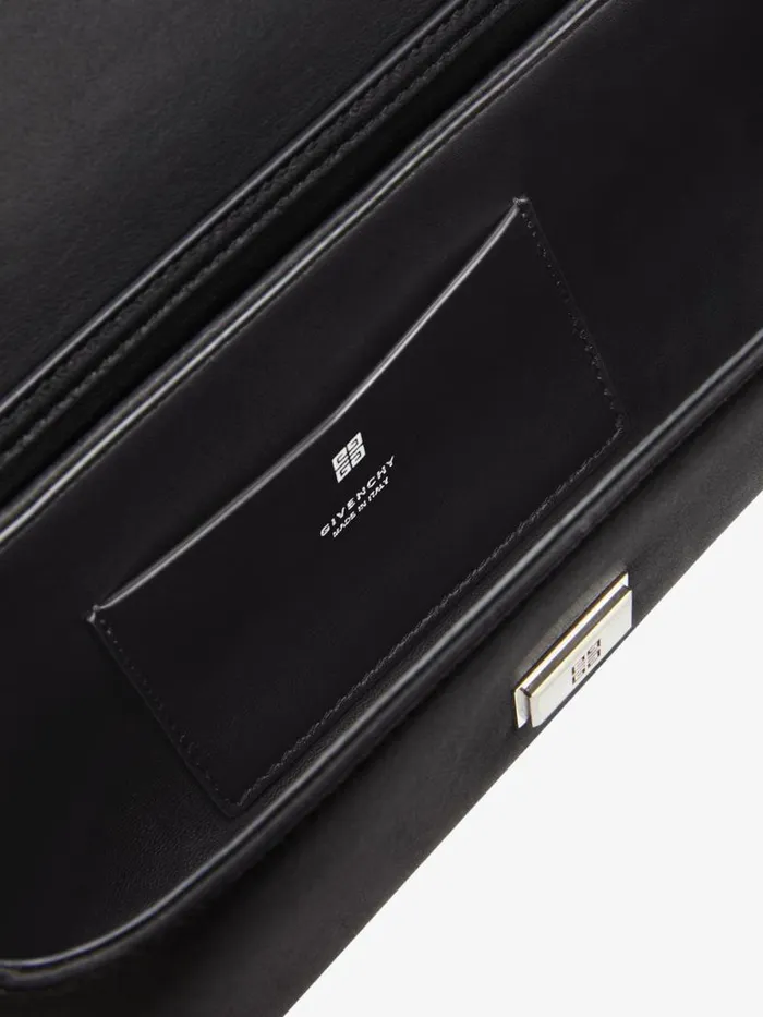 Women Shoulder Bags Givenchy Voyou Clutch Bag In Draped Satin With Floral Ornament Black Women Shoulder Bags Givenchy Voyou Clutch Bag In Draped Satin With Floral Ornament Black