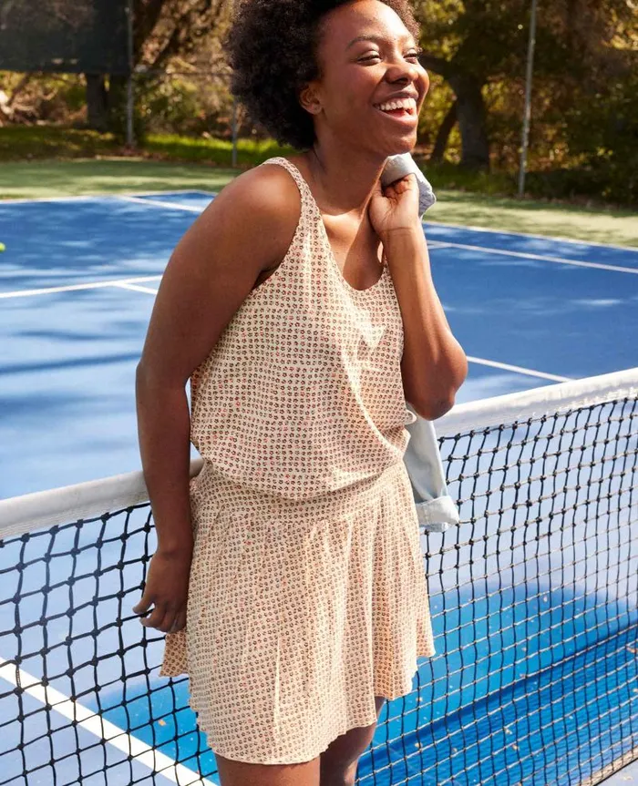 Women Skirts and Skorts Toad and Co Sunkissed Pleated Skort Barley Texture Print