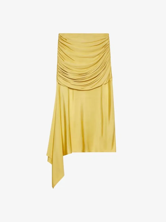 Women Skirts Givenchy Draped Skirt In Jersey Banana