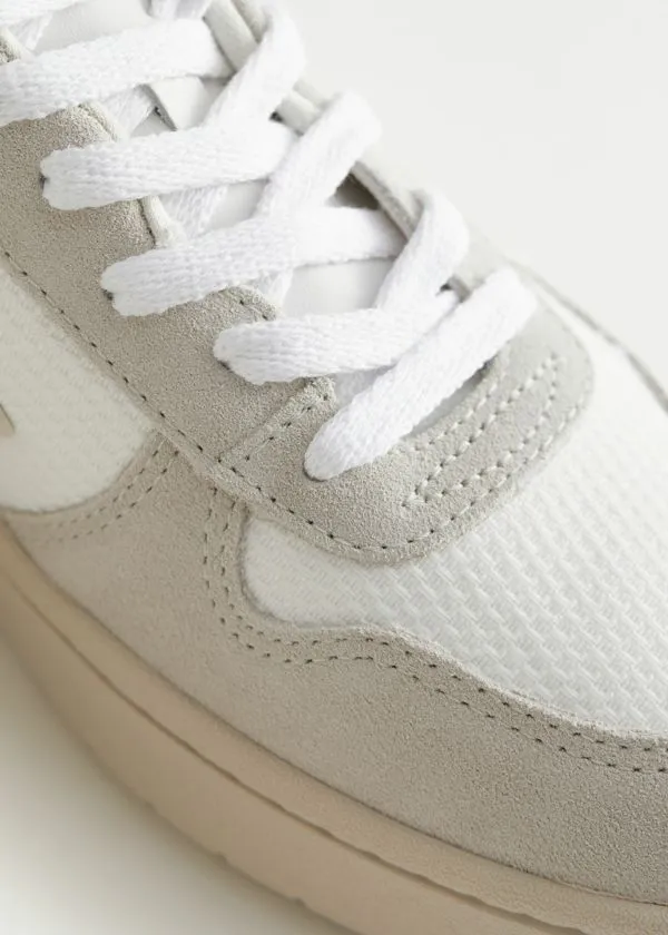 Women Sneakers and Other Stories Veja V10 Sneakers Whiteandbeige