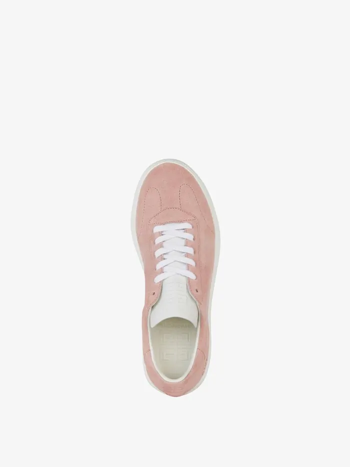 Women Sneakers Givenchy Town Sneakers In Suede Old Pink Women Sneakers Givenchy Town Sneakers In Suede Old Pink