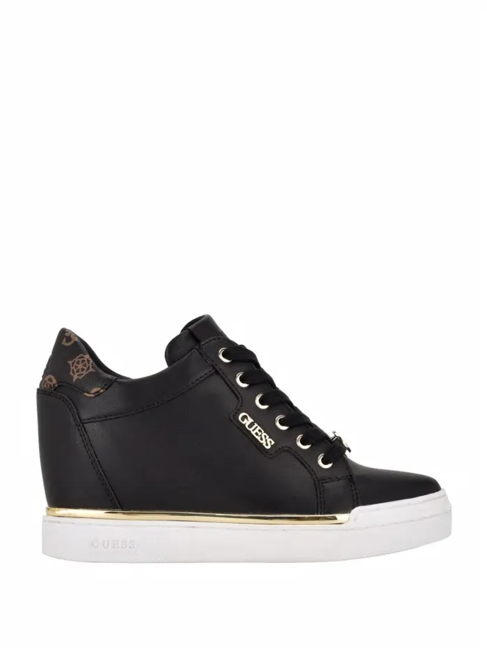 Women Sneakers GUESS Faster Hidden Wedge Sneakers Black 001 Women Sneakers GUESS Faster Hidden Wedge Sneakers Black 001