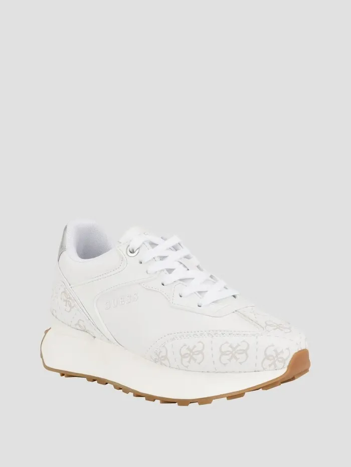 Women Sneakers GUESS Luchia Logo Pop Joggers White Logo