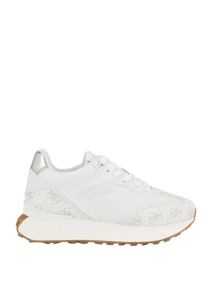 Women Sneakers GUESS Luchia Logo Pop Joggers White Logo