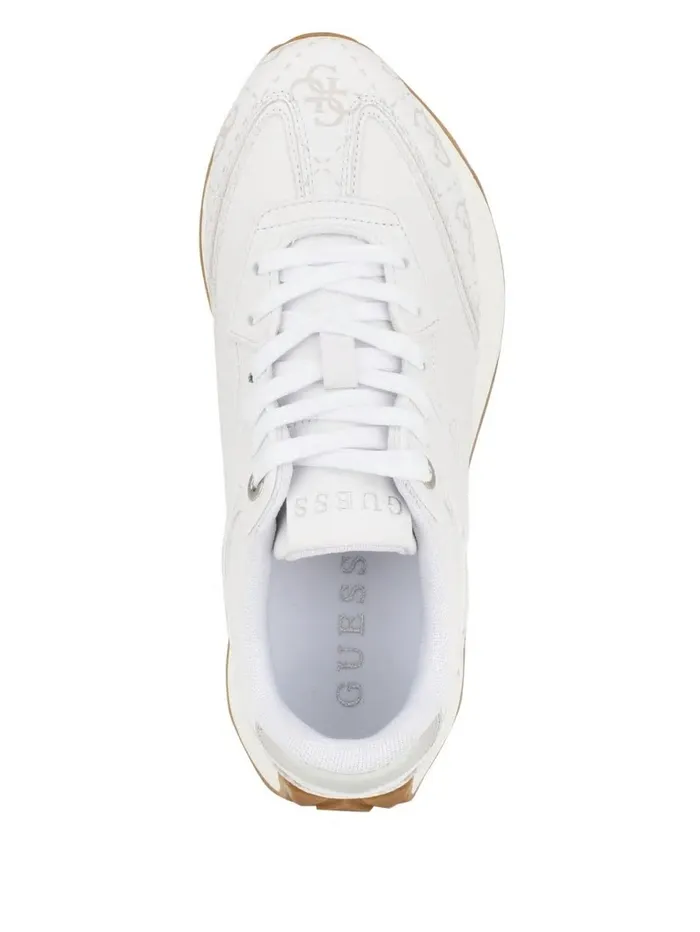 Women Sneakers GUESS Luchia Logo Pop Joggers White Logo