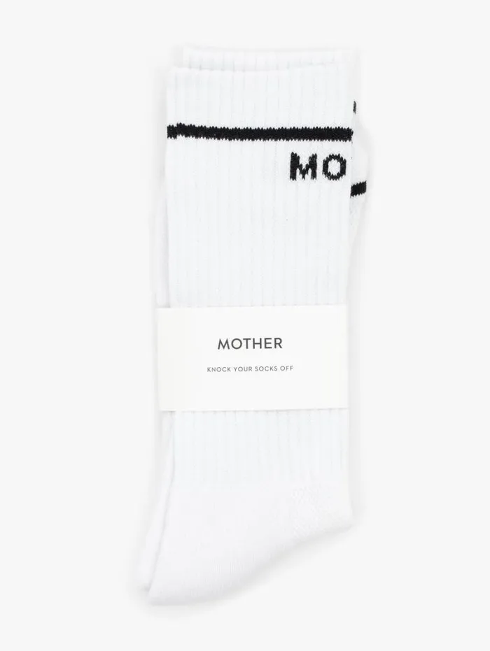 Women Socks Mother Denim One Small Step For Mankind Mf Mens Socks 8211 White