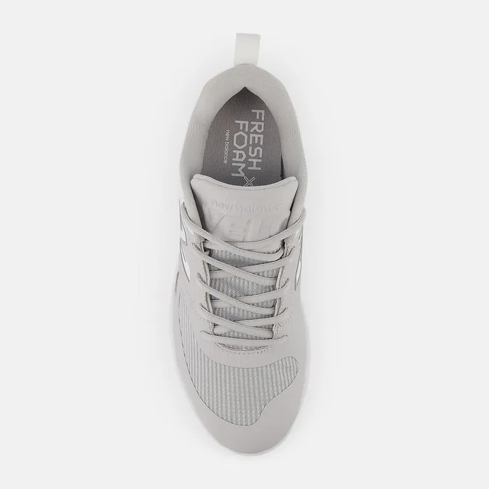 Women Softball New Balance Fresh Foam X Velo v3 Metal Grey with White