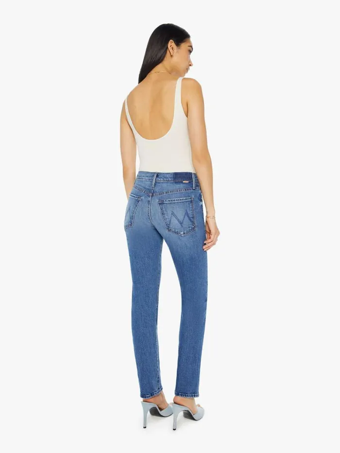 Women Straight Mother Denim The Hiker Skimp Wash Dream Team