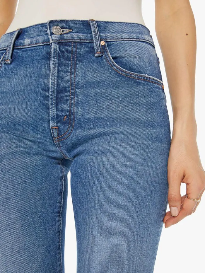 Women Straight Mother Denim The Hiker Skimp Wash Dream Team