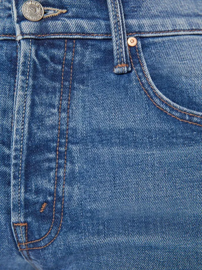 Women Straight Mother Denim The Hiker Skimp Wash Dream Team