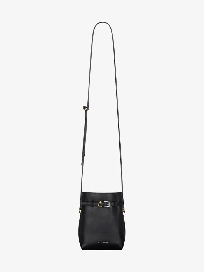Women Straps and Other Accessories Givenchy Voyou Phone Pouch In Leather Black Women Straps and Other Accessories Givenchy Voyou Phone Pouch In Leather Black
