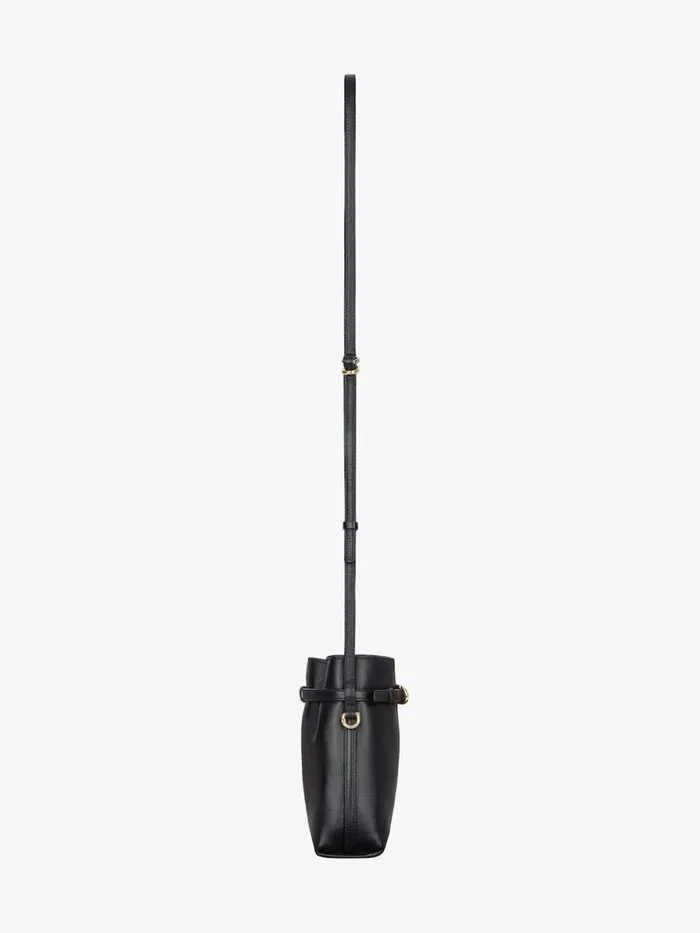 Women Straps and Other Accessories Givenchy Voyou Phone Pouch In Leather Black Women Straps and Other Accessories Givenchy Voyou Phone Pouch In Leather Black
