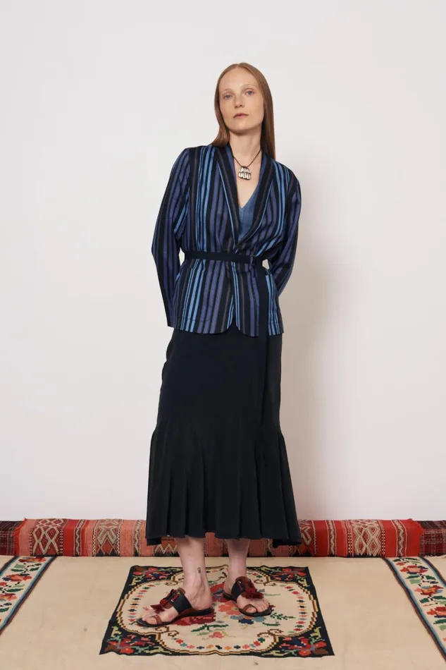 Women Sueded Tencel Sea Jai Jacket Raquel Allegra Jackets