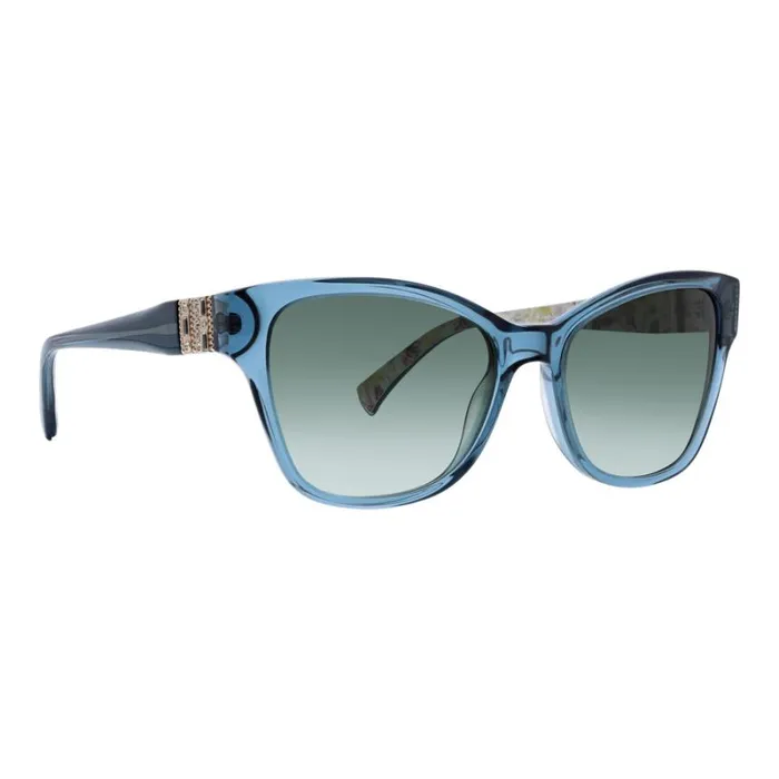 Women Sunglasses Badgley Mischka Evonne Sunglasses Aqua