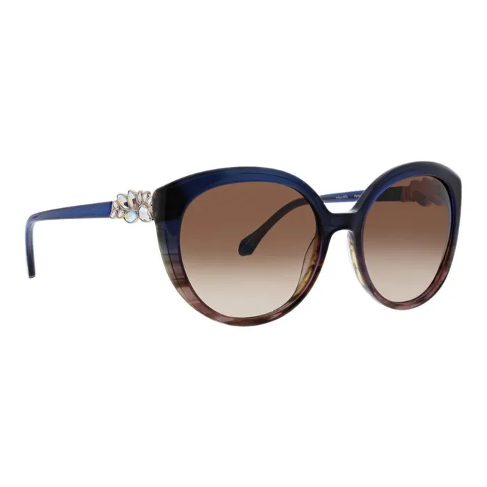 Women Sunglasses Badgley Mischka Perrine Sunglasses Indigo