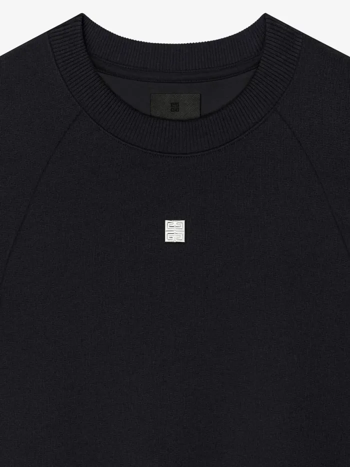 Women Sweatshirts and Hoodies Givenchy Slim Fit Sweatshirt In Fleece Black