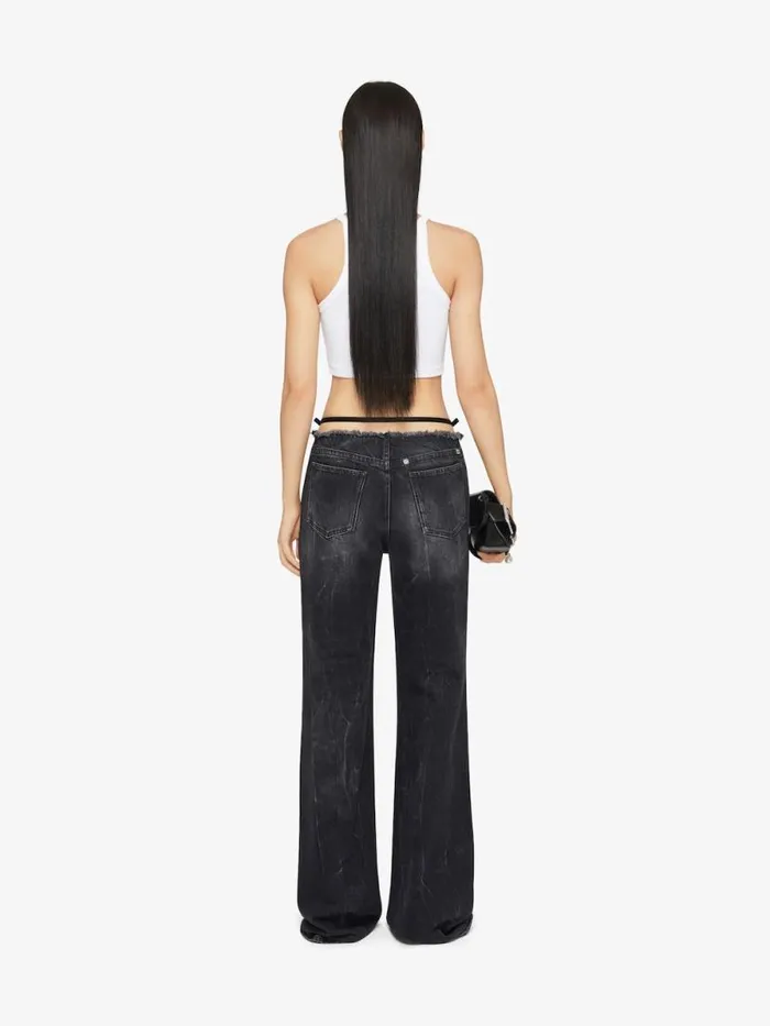 Women TShirts Givenchy Cropped Tank Top In Cotton With 4G Detail White