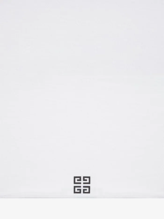 Women TShirts Givenchy GIVENCHY Archetype Cropped Tshirt In Cotton White