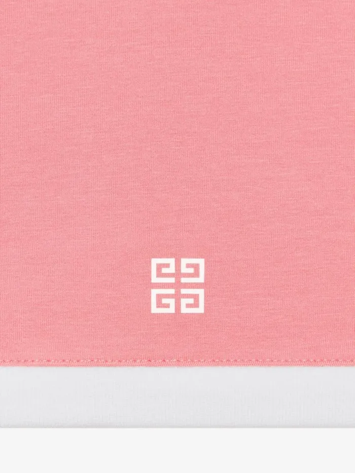 Women TShirts Givenchy GIVENCHY Cropped Tshirt In Cotton Flamingo