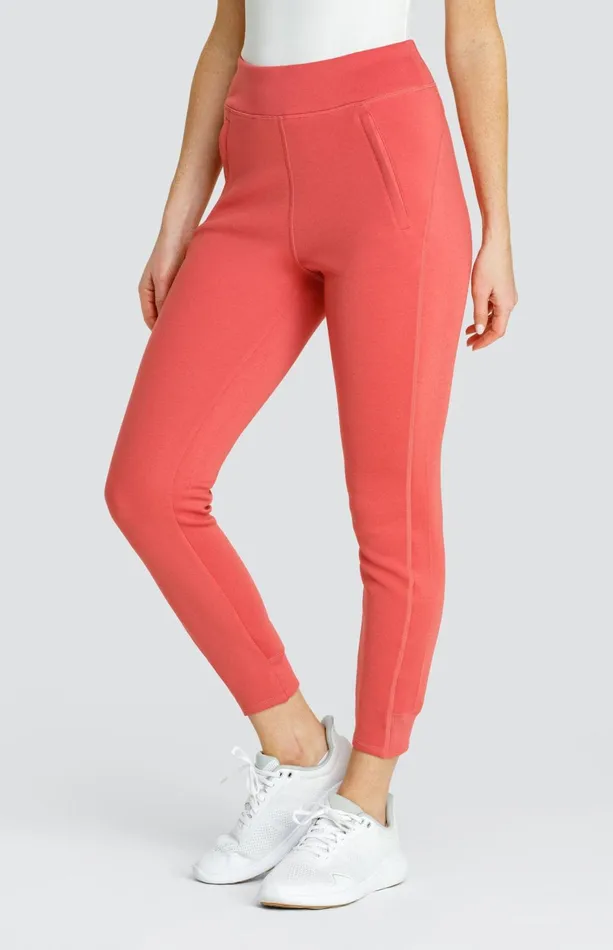 Women Tail Activewear Ankle Pants Kass 28034 Jogger Cherry Rose