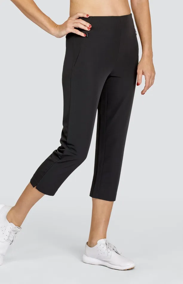Women Tail Activewear Capris Allure 22034 Capri Onyx Black